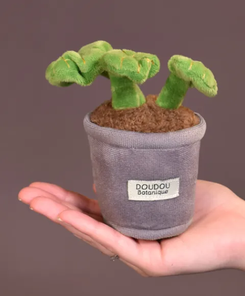 Doudou et Compagnie Peluche fleur - 9 cm - Botanique - Pot Violet> Peluche Adulte|Peluches