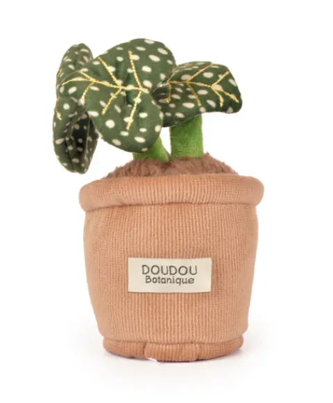 Doudou et Compagnie Peluche fleur - 9 cm - Botanique - Pois Jaune> Peluche Adulte|Peluches