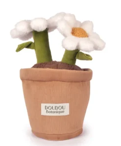 Doudou et Compagnie Peluche fleur - Marguerite - 25 cm> Peluche Adulte|Peluches