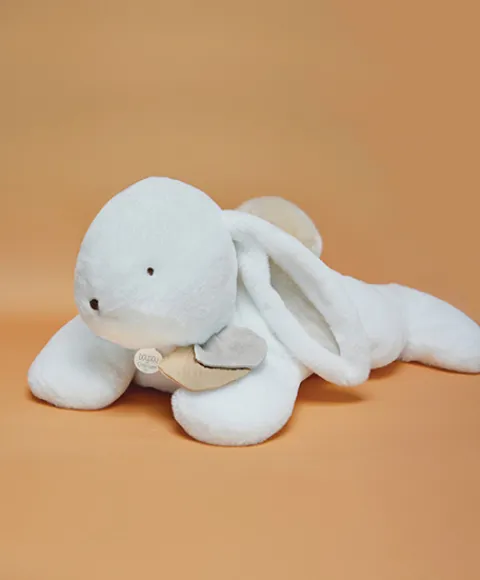 Doudou et Compagnie Peluche géante XXL Lapin beige - Happy Wild - 80 cm> Peluches Géantes|Peluches