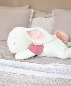 Doudou et Compagnie Peluche géante XXL Lapin beige - Happy Boho - 80 cm><noscript><img width=