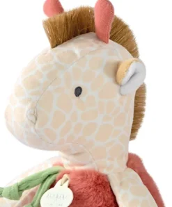 Doudou et Compagnie Peluche girafe beige et orange - 30 cm><noscript><img width=