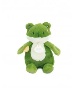 Doudou et Compagnie Peluche grenouille - 17 cm - DOUDOU de la ferme avec boite sonore> Peluches