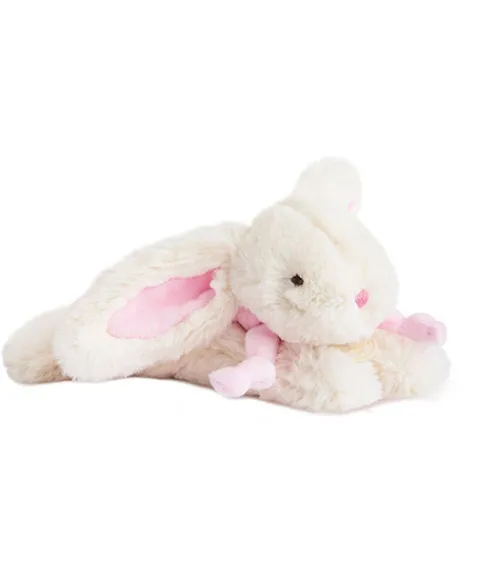 Doudou et Compagnie Peluche Lapin Bonbon Rose - 20 cm> Peluches