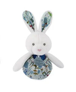 Doudou et Compagnie Peluche lapin Pâques pop-up - Bleu><noscript><img width=