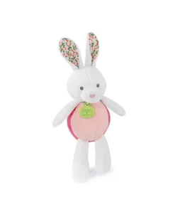 Doudou et Compagnie Peluche lapin Pâques pop-up - Rose pale><noscript><img width=