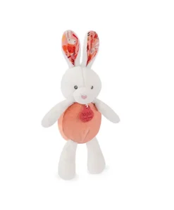 Doudou et Compagnie Peluche lapin Pâques pop-up - Rose pale><noscript><img width=
