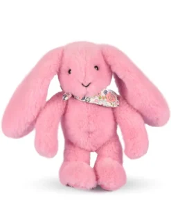 Doudou et Compagnie Peluche lapin rose 25 cm - Lapin Fleurette> Peluches