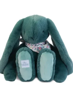 Doudou et Compagnie Peluche lapin Vert XXL - Lapin Fleurette 50 cm> Peluches Géantes|Peluches