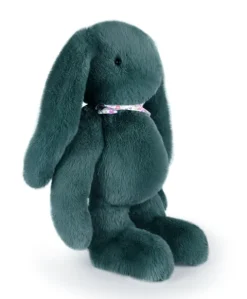 Doudou et Compagnie Peluche lapin Vert XXL - Lapin Fleurette 50 cm><noscript><img width=