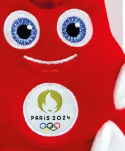 Doudou et Compagnie Peluche mascotte JO 2024 avec Doudou - 22 cm> Doudou Mouchoir