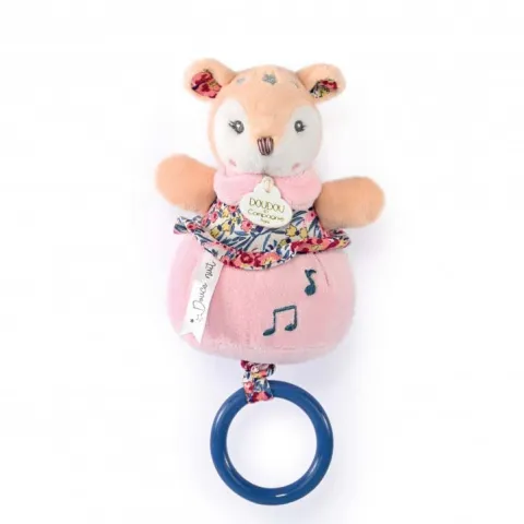 Doudou et Compagnie Peluche musicale faon - BOH'AIME> Boîte À Musique