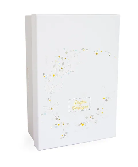 Doudou et Compagnie Peluche musicale lapin de sucre Blanc - 20 cm> Boîte À Musique