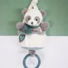 Doudou et Compagnie Peluche musicale Panda gris - 20 cm> Boîte À Musique
