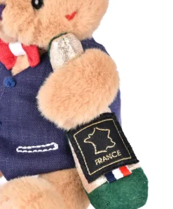 Doudou et Compagnie Peluche Ours beige- porte-clé - Célébration - 15 cm> Porte-Clé