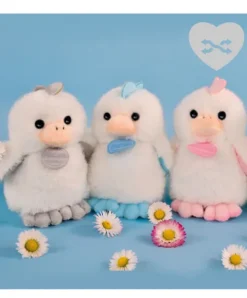 Doudou et Compagnie Peluche poussin avec hochet - modèle aléatoire> Peluches