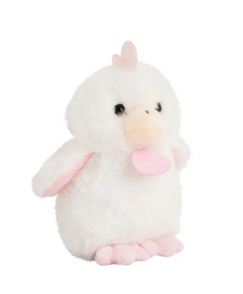 Doudou et Compagnie Peluche poussin avec hochet - modèle aléatoire> Peluches