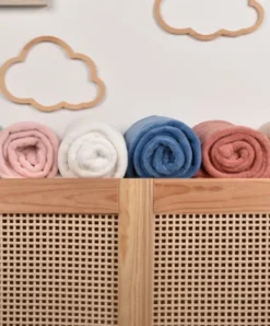 Doudou et Compagnie Plaid douceur 70*100cm - Blanc><noscript><img width=