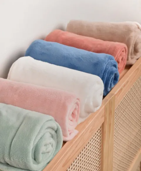 Doudou et Compagnie Plaid douceur 70*100cm - Blanc> Les Plaids