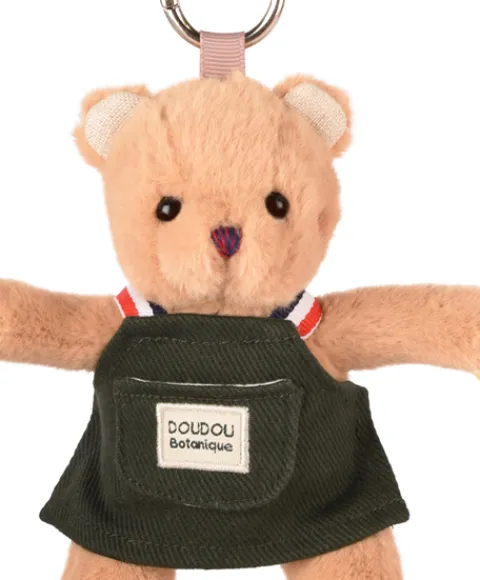 Doudou et Compagnie Porte cle - Peluche Ours jardinier - 15 cm> Peluches|Peluche Adulte