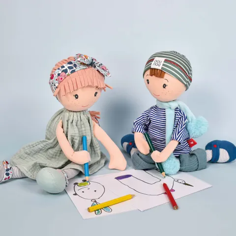 Doudou et Compagnie Poupée de chiffon- Les Canailles de Doudou - Tim - 36 cm> Poupées De Chiffon