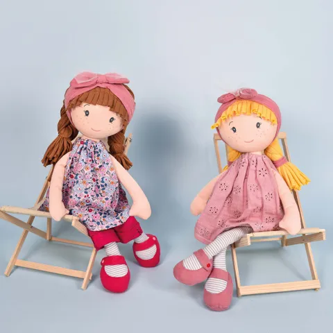 Doudou et Compagnie Poupée de chiffon - Les Canailles de Doudou - Suzette - 36 cm> Poupées De Chiffon