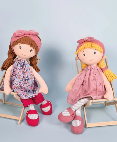 Doudou et Compagnie Poupée de chiffon Les Canailles - de Doudou - Capucine - 36 cm> Poupées De Chiffon