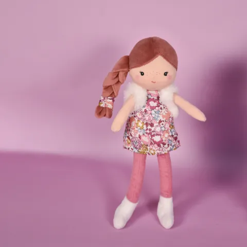 Doudou et Compagnie Poupée douce - Les meilleures amies - Julia - 25 cm> Poupées De Chiffon