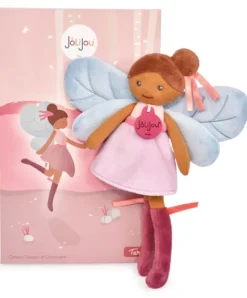 Doudou et Compagnie Poupée souple fée de la forêt - Tara - violette et bleue - 25 cm> Poupées De Chiffon