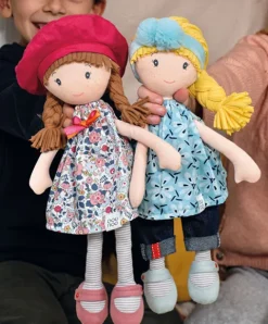 Doudou et Compagnie Poupée tendre - Poupée Parisienne - Les Canailles de Doudou - Floryne - 36 cm><noscript><img width=