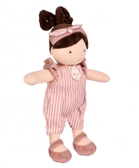 Doudou et Compagnie Poupee tissu PRETTY - Opaline - 28 cm> Poupées De Chiffon