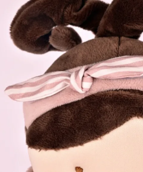 Doudou et Compagnie Poupee tissu PRETTY - Opaline - 28 cm> Poupées De Chiffon