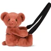 Doudou et Compagnie Sac bandouliere - Ours en peluche terracotta - 30 cm> Sacs