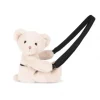 Doudou et Compagnie Sac bandouliere - Ours en peluche beige - 30 cm> Peluches|Les Ours En Peluche