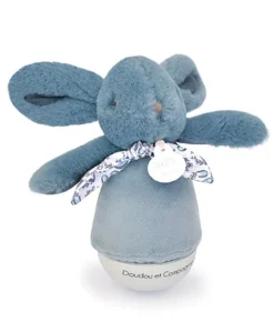 Doudou et Compagnie Veilleuse bebe musicale Culbuto bleue - 16 cm> Veilleuses