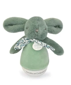Doudou et Compagnie Veilleuse bebe musicale Culbuto verte - 16 cm> Veilleuses