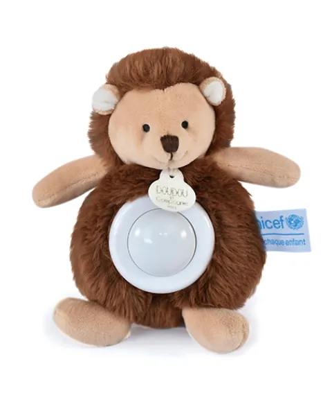 Doudou et Compagnie Veilleuse en peluche Hérisson - 15 cm - Unicef> Veilleuses