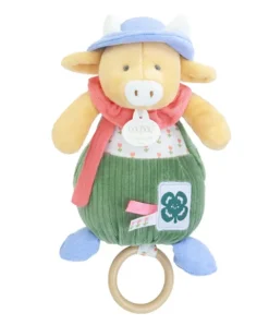 Doudou et Compagnie Boite à musique Vache Aneth - 20 cm