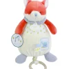 Doudou et Compagnie Boite a musique Renard - Romarin - 20 cm