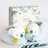 Doudou et Compagnie Chaussons bébé avec hochets Yoca le koala - 0/6 mois