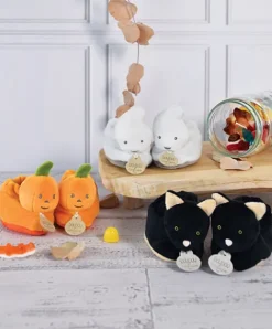 Doudou et Compagnie Chaussons bébé Chat noir - 0-6 mois