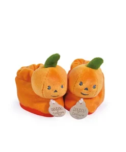 Doudou et Compagnie Chaussons bébé citrouilles - 0-6 mois
