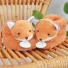 Doudou et Compagnie Chaussons bebe en peluche renard - 0/6 mois -Unicef