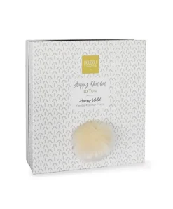 Doudou et Compagnie Coffret Doudou plat Lapin beige - Happy Wild - 25 cm