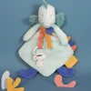 Doudou et Compagnie Coffret peluche dinosaure vert - Attache-tetine Filou - 23 cm