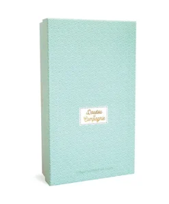 Doudou et Compagnie Coffret peluche lapin de sucre- lapin mouchoir vert - 31 cm