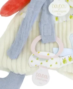 Doudou et Compagnie Doudou attache-sucette Renard Romarin - 19 cm