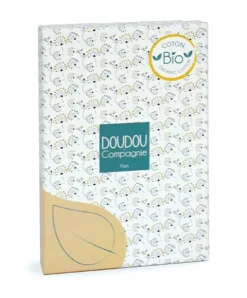 Doudou et Compagnie Doudou bébé abeille Pollen en coton BIO - 20 cm - modèle aléatoire