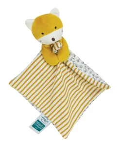 Doudou et Compagnie Doudou bébé renard en coton BIO - 20 cm - modèle aléatoire