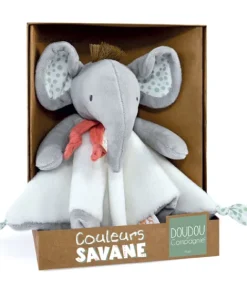 Doudou et Compagnie Doudou elephant gris - 25 cm